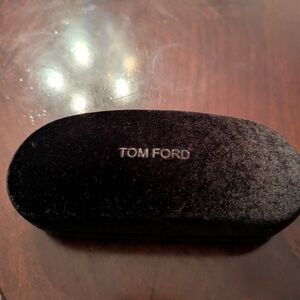 Tom Ford Velvet Black Glasses Case